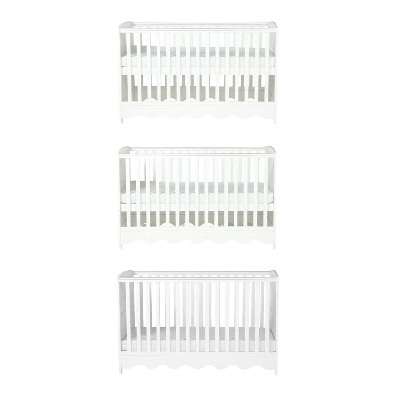 Bebe & Beyond Dancer 3 Piece Nursery Furniture Set - White