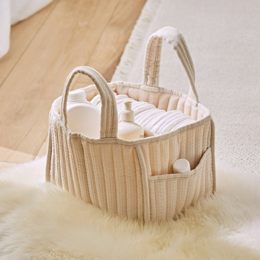 CuddleCo Nappy Caddy - Cashmere Waffle