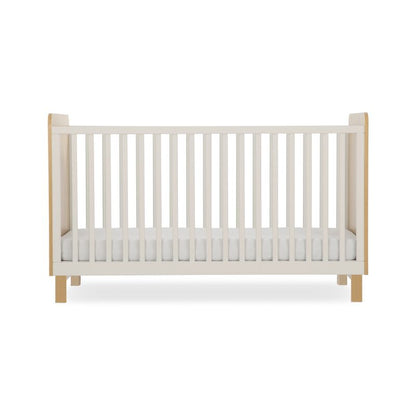 CuddleCo Remi Cot Bed - Oak & Cashmere