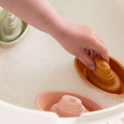 Little Dutch Stackable Bath Boats Pink image 2