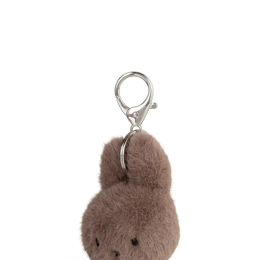 Bon Ton Toys Miffy Fuzzy Eco Keychain - Taupe 8cm