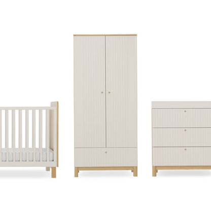 Cuddle Co Remi 3 Piece Nursery Furniture Set Oak & Cashmere