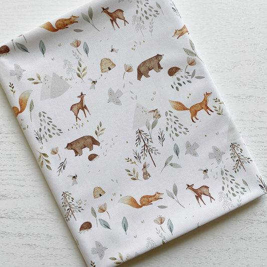 Bobbin and Bumble Wipeable Splash Mat - Woodland Animals