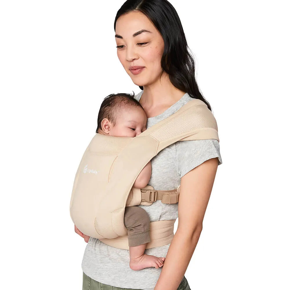 Ergobaby Embrace Newborn Carrier - Soft Air Mesh Cream