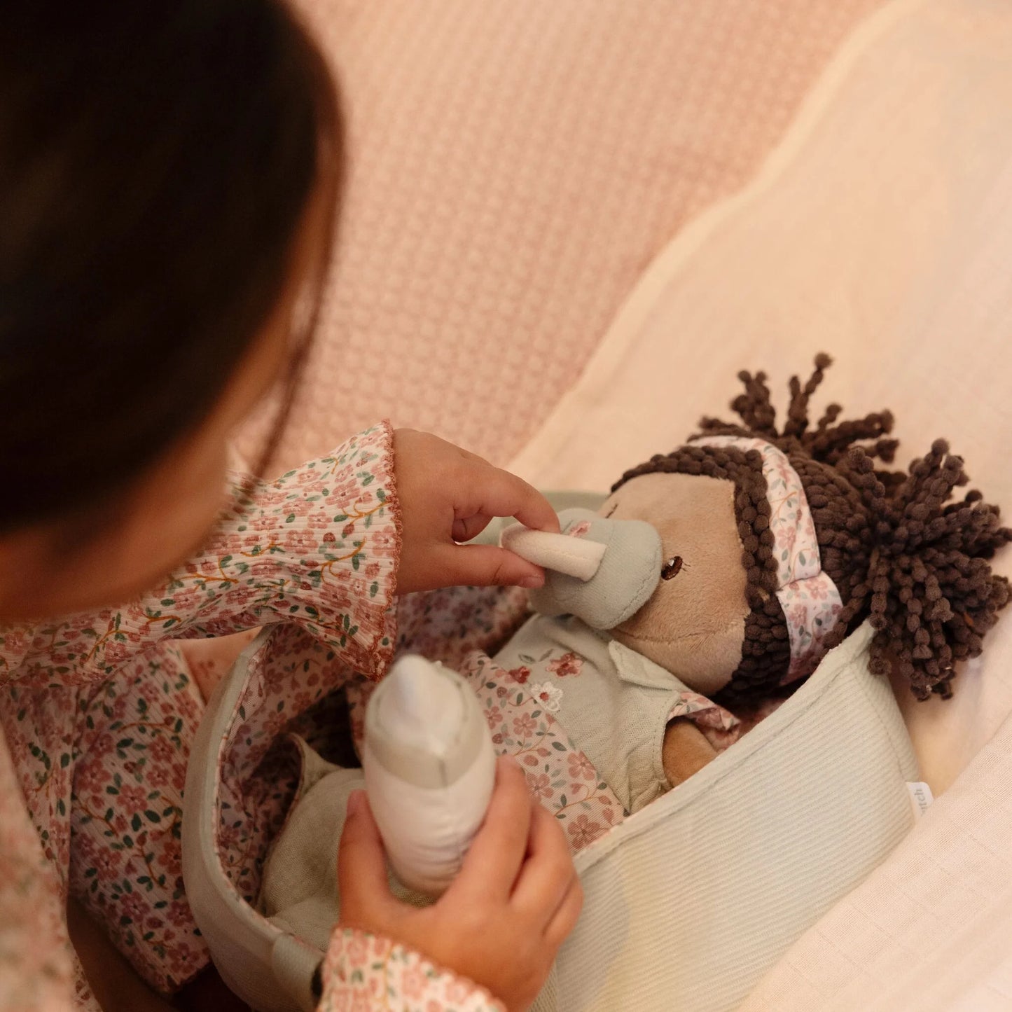 Little Dutch Cuddle Doll - Baby Evi in a Basket