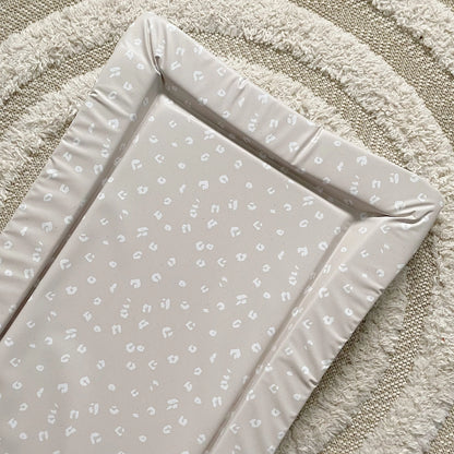 Bobbin and Bumble Baby Changing Mat - Sand Animal Print