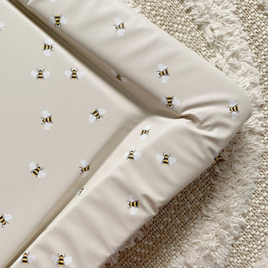 Bobbin and Bumble Baby Changing Mat - Bee Print