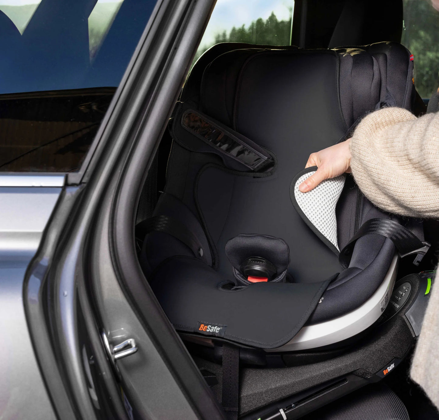 BeSafe Airflow Car Seat and Pushchair Liner - Dark Grey