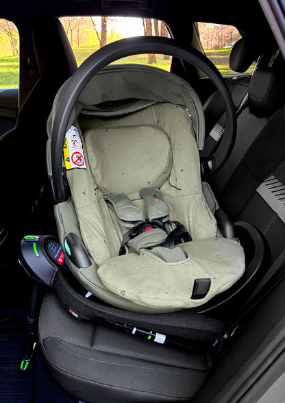 BeSafe Child Seat Cover Go Beyond - Green Leaf