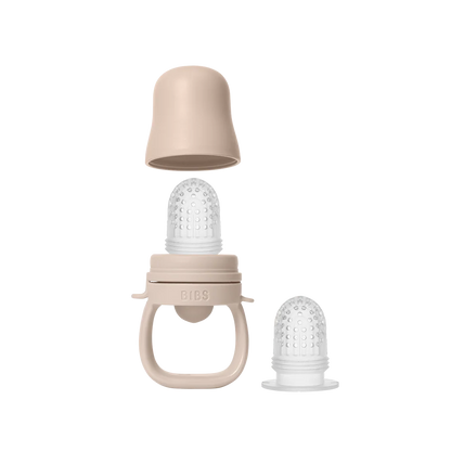 BIBS Silicone Baby Feeder - Blush