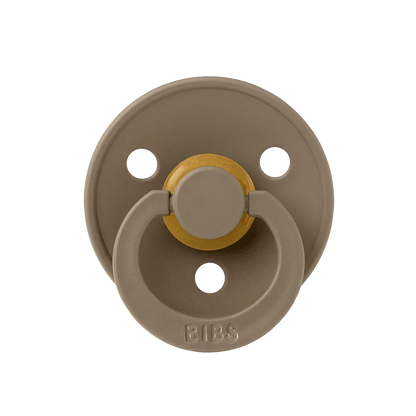BIBS Colour 2 Pack Dummies - Ivory & Dark Oak