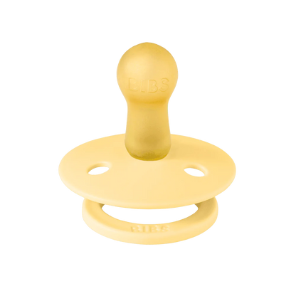 BIBS Colour Pacifier 2 Pack Latex - Pale Butter/Petal