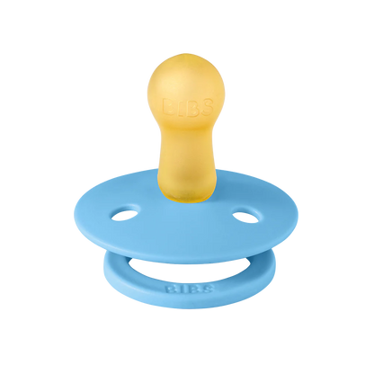 BIBS Colour Pacifier 2 Pack Latex - Mushroom/Breeze