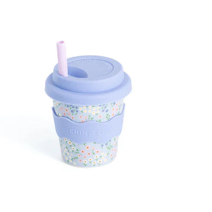 Chino Club Babychino Cup 4oz - Blue Floral