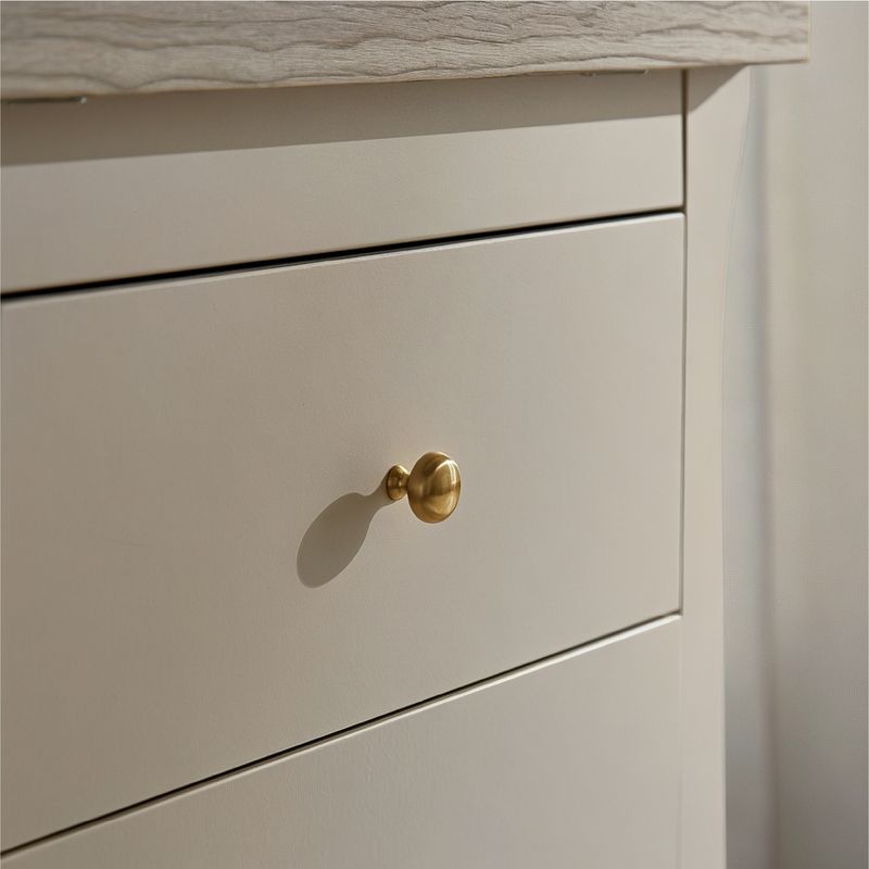 CuddleCo Clara Luxe 2 Piece Nursery Furniture Set - Cashmere & Ash