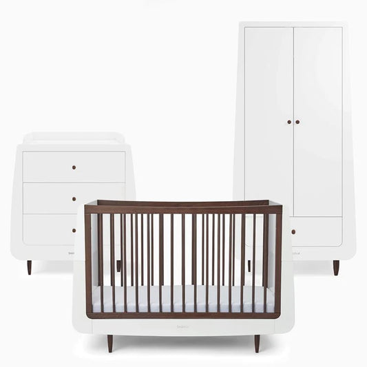 Snüz SnuzKot Skandi 3 Piece Nursery Furniture Set 'The Natural Edit" image 1