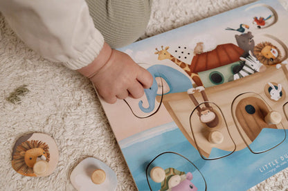 Little Dutch Wooden Sound Puzzle - Noah’s Ark image 2
