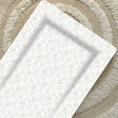 Bobbin and Bumble Baby Changing Mat - Seashell