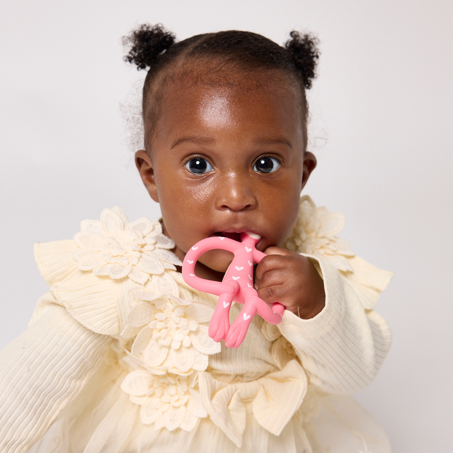 Matchstick Monkey Original Teether - Hearts