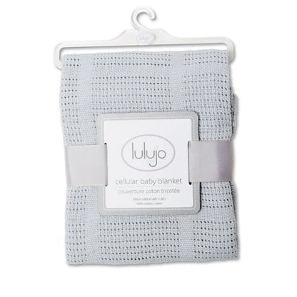 Lulujo Cellular Baby Blanket
