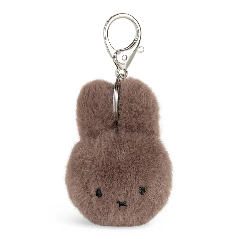 Bon Ton Toys Miffy Fuzzy Eco Keychain - Taupe 8cm