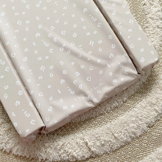 Bobbin and Bumble Baby Changing Mat - Sand Animal Print