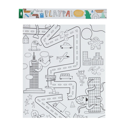 Olli Ella Playpa Colouring Roll - Monsters Take Over image 0