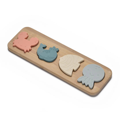 Jumini Silicone Shapes Puzzle - Sea Life