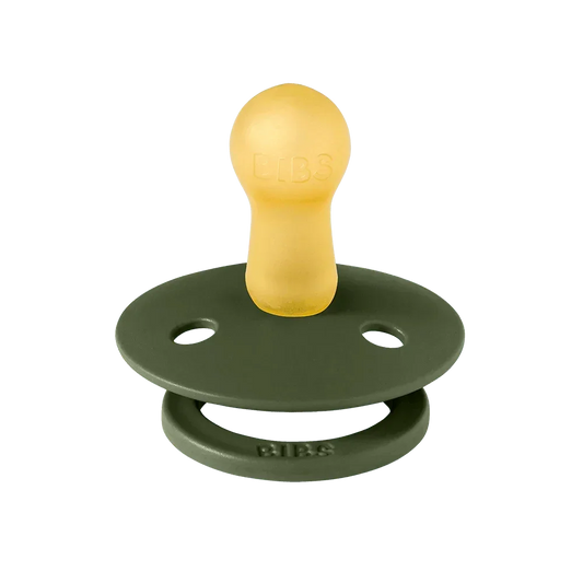 BIBS Colour Holiday Leaf Dummies 2 Pack - Sage/Hunter Green