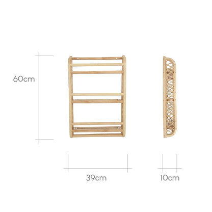 CuddleCo Aria Rattan Bookshelf