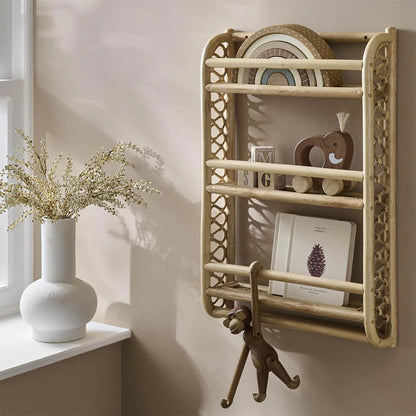 CuddleCo Aria Rattan Bookshelf