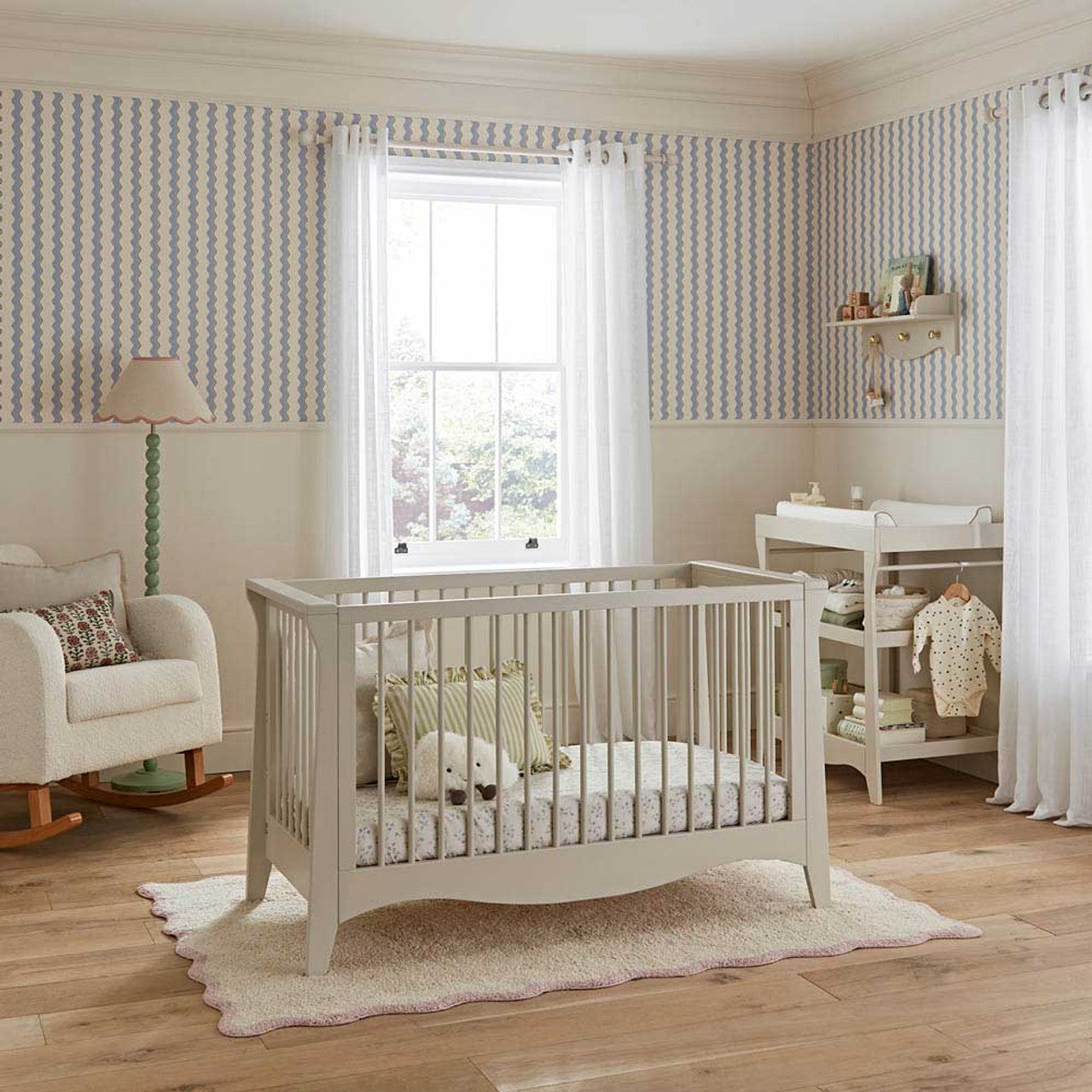 CuddleCo Clara Cashmere Mini 2 Piece Nursery Furniture Set