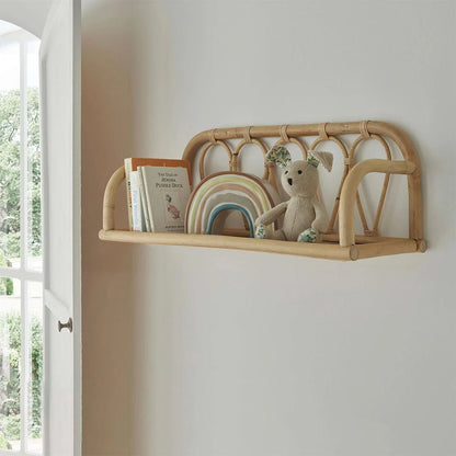 CuddleCo Aria Rattan Shelf - Small