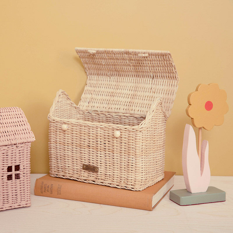 Olli Ella Rattan Casa Clutch image 3