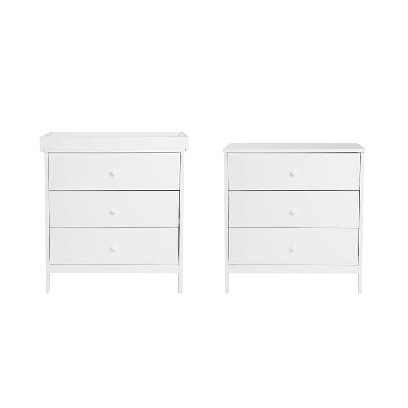 Bebe & Beyond Dreamer 3 Piece Nursery Furniture Set - White