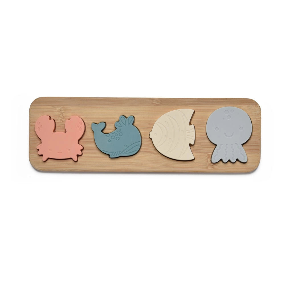 Jumini Silicone Shapes Puzzle - Sea Life