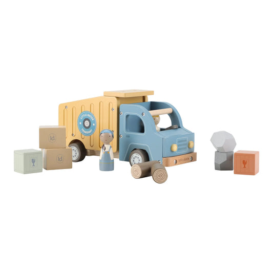 Little Dutch Wooden Garbage Lorry