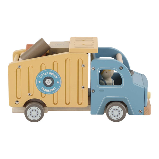Little Dutch Wooden Garbage Lorry