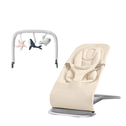 Ergobaby Evolve Baby Bouncer + Toy Bar image 2