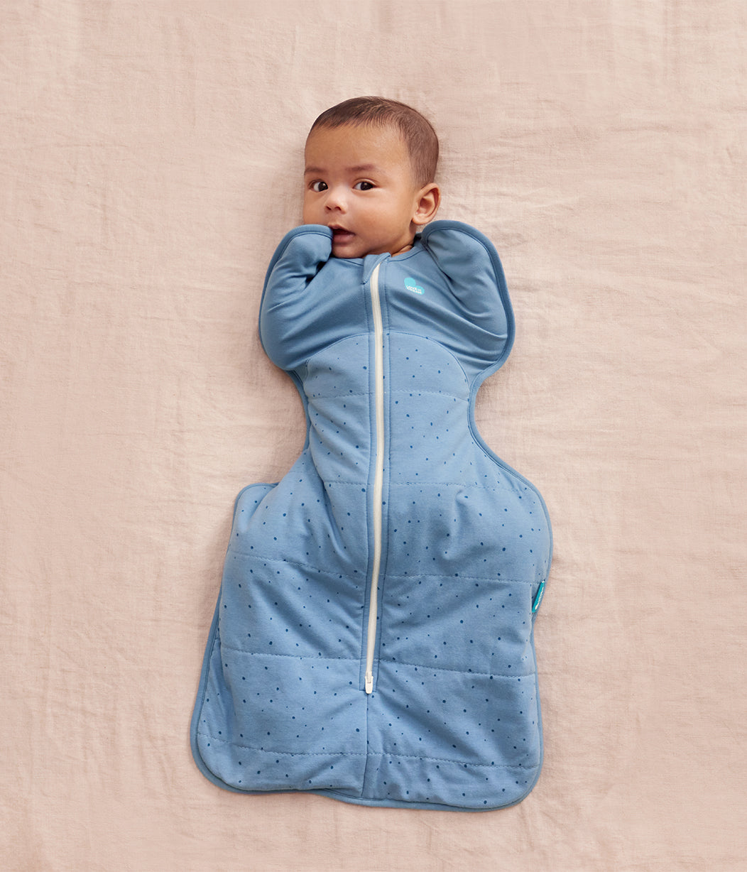 Love To Dream Swaddle Up - Storm Blue Pebbles 2.5Tog