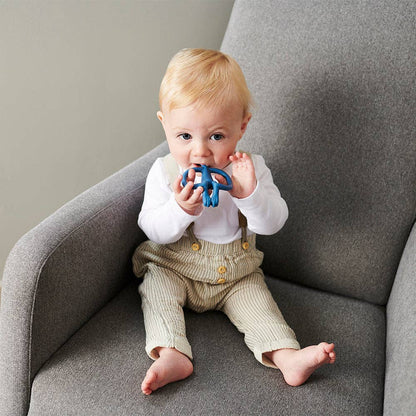 Matchstick Monkey Original Teether - Airforce Blue