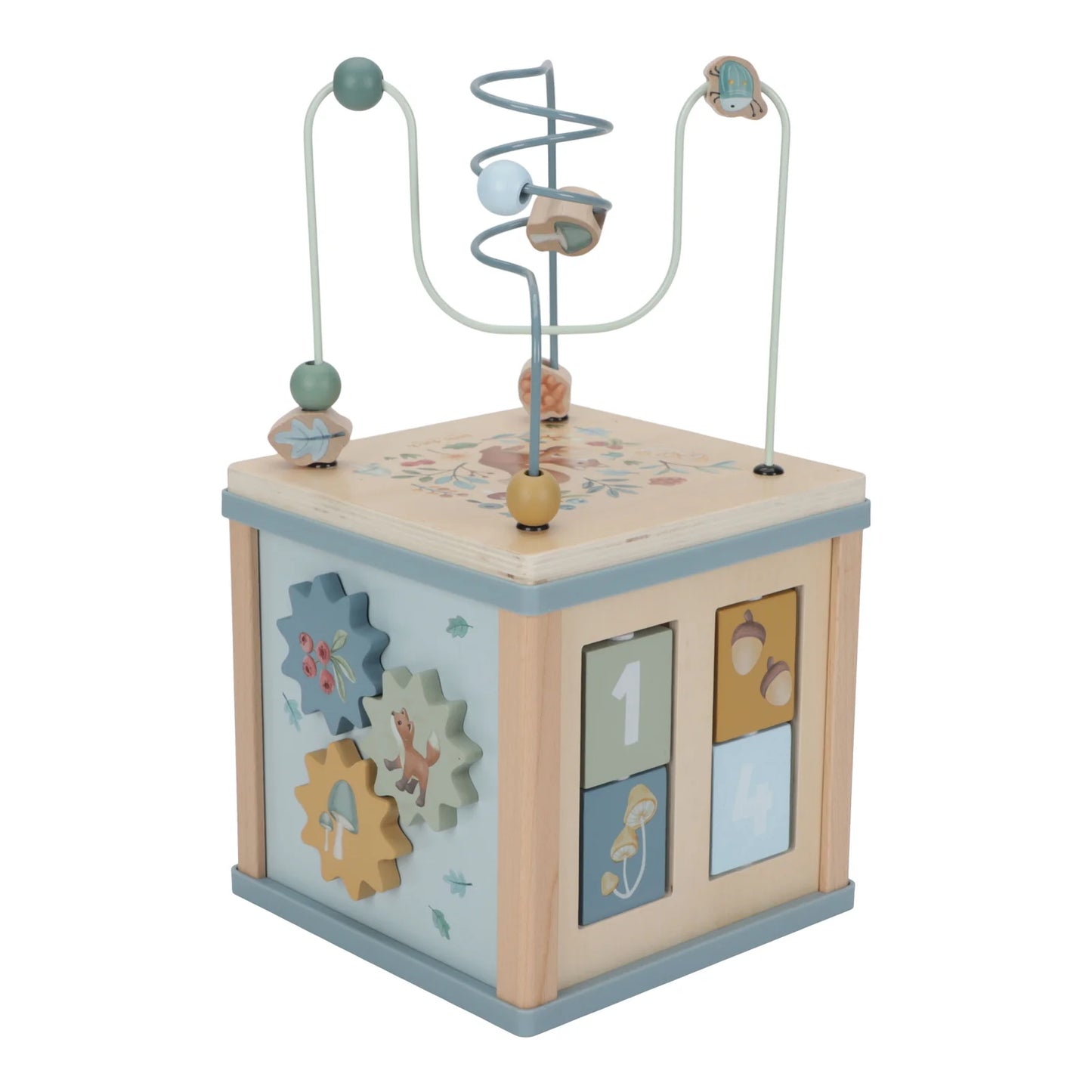 Little Dutch Wooden Activity Cube - Forest Friends image 1