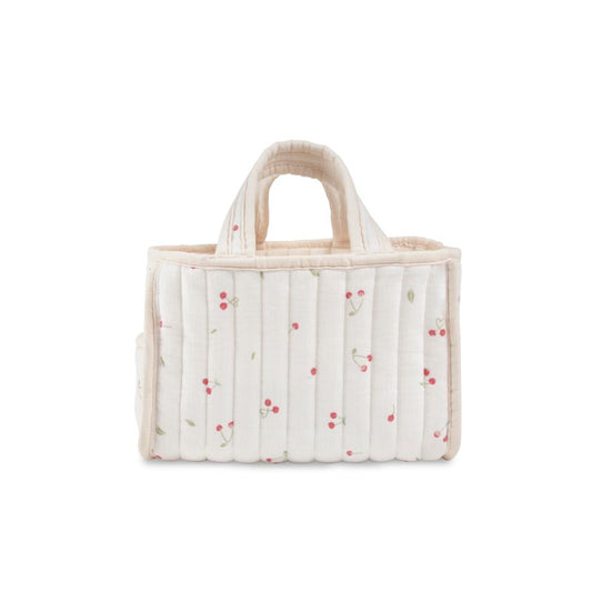 CuddleCo Nappy Caddy - Ditsy Cherry