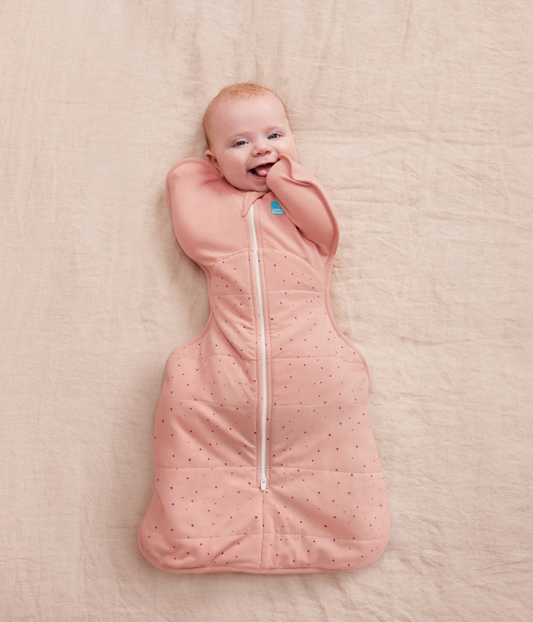 Love To Dream Swaddle Up - Rose Pebbles 2.5Tog
