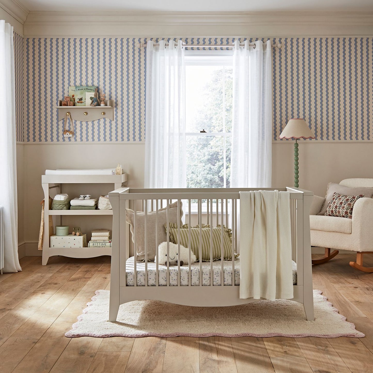 CuddleCo Clara Cashmere Mini 2 Piece Nursery Furniture Set