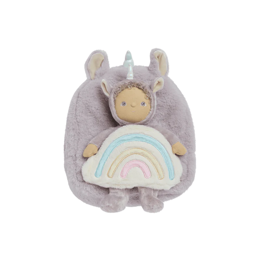 Olli Ella Hopalong Unicorn Backpack Lilac