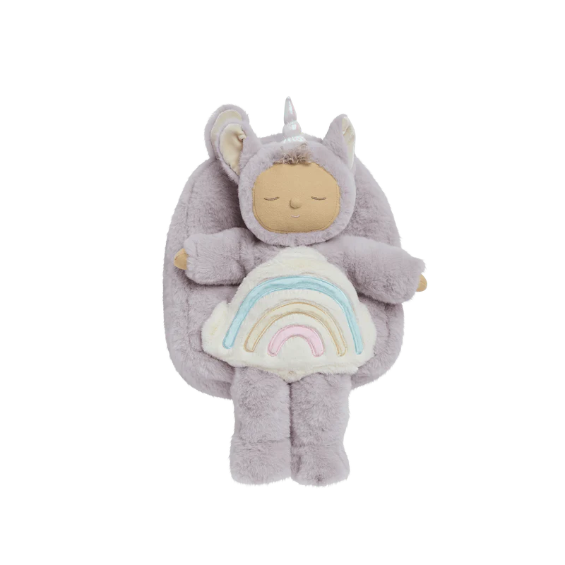 Olli Ella Hopalong Unicorn Backpack Lilac