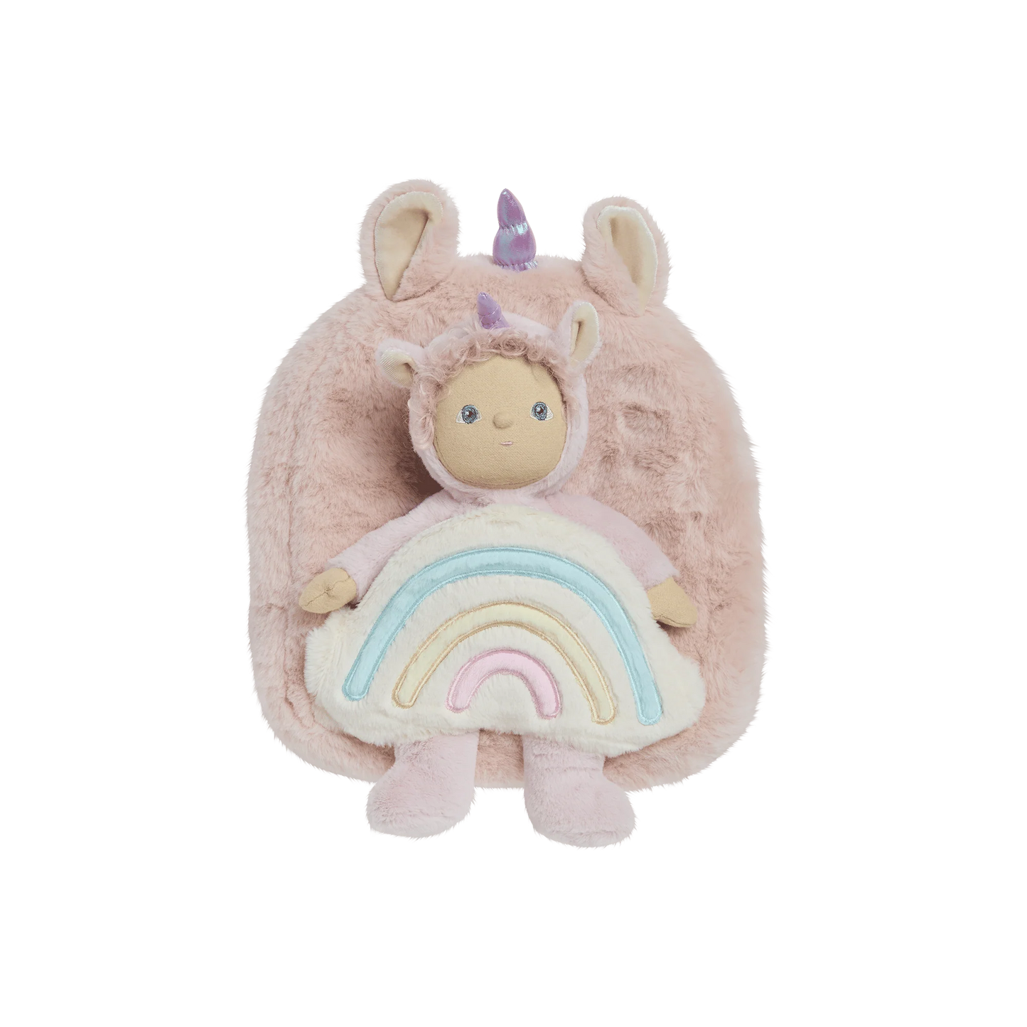Olli Ella Hopalong Unicorn Backpack Pink
