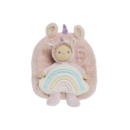 Olli Ella Hopalong Unicorn Backpack Pink