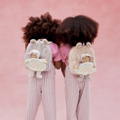 Olli Ella Hopalong Unicorn Backpack Pink